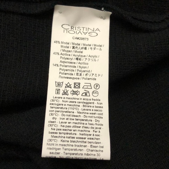 🌺NWT CRISTINA GAVIOLI CARDIGAN SIZE S - Picture 10 of 11